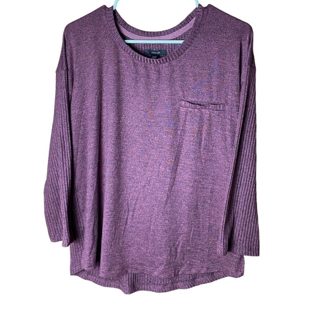 Midnight Purple Maroon Wm’s Sz Med Soft Comfy Shirt